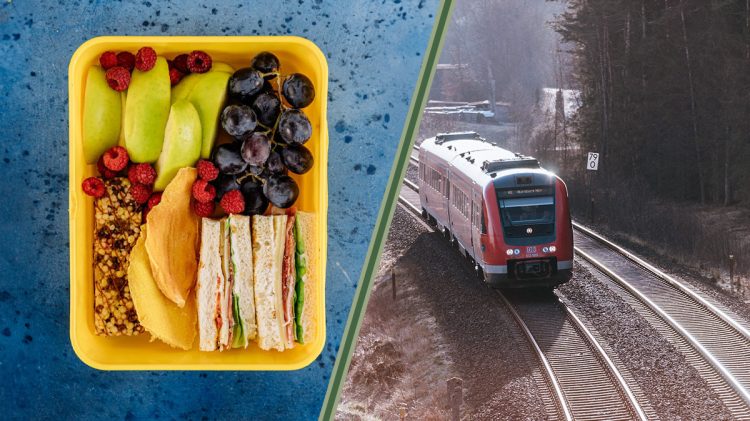Essen im Zug - 100 Praktische Snack-Ideen für die Bahnreise